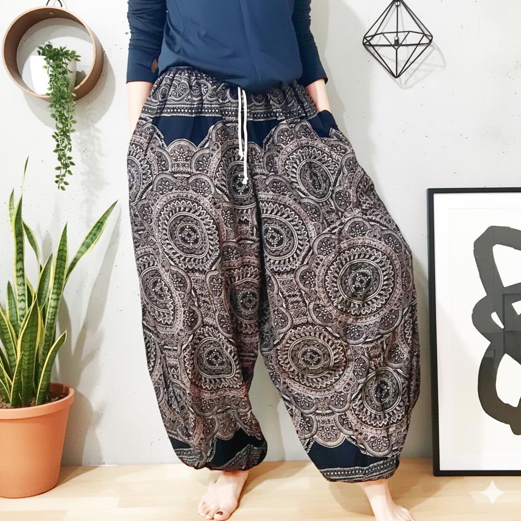 ROBEdePEAU HAREM PANTS リネン　BLACK Gauze ROBEdePEAU HAREM PANTS リネン BLACK Gauze Free People Black Gauze