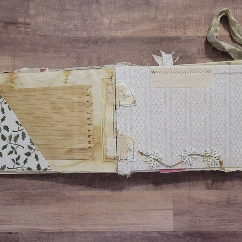 Shabby Chic shops Rustic Christmas Junk Journal December Daily, Art Journal