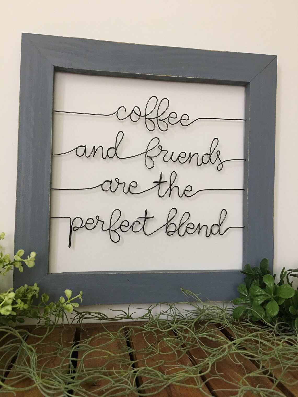 Custom Quote / Reclaimed Wood / Wire Quote Sign / Home Decor / | Etsy