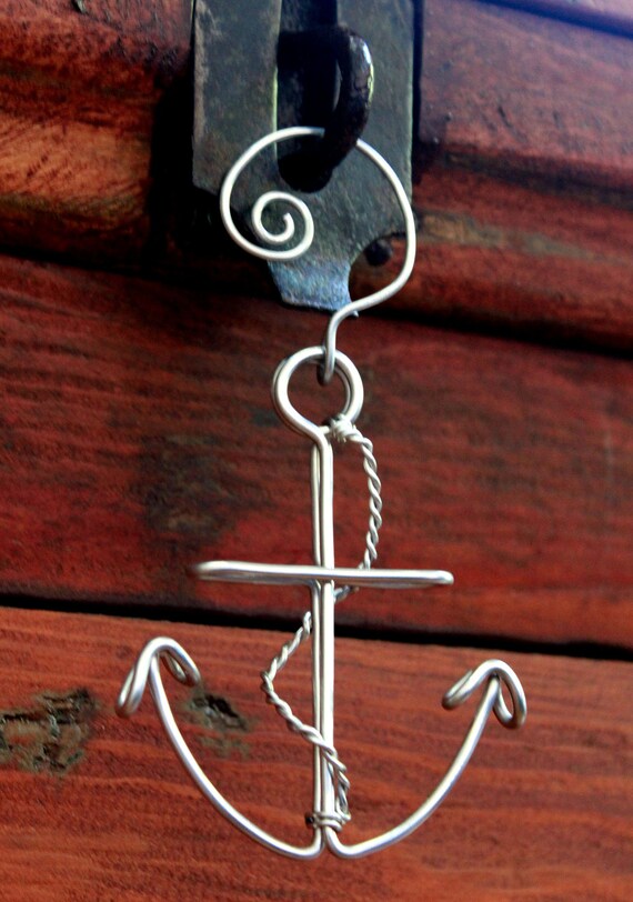 Anchor Christmas Ornament Navy Military Etsy