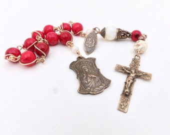 Rosary Featuring The Sacred Heart Of Jesus