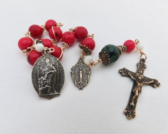 Featuring Saint Nicholas and the Miraculous Medal Unbreakable single Decade Rosary