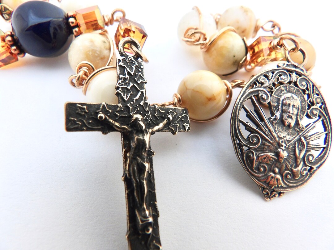Unbreakable Single Decade Rosary of the Sacred Heart of Jesus - Etsy
