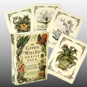Green Witch Oracle Deck – Botanical Magic Cards for Divination & Witchcraft Insights