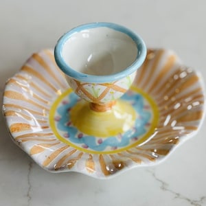Mackenzie Childs Egg Cup - Etsy