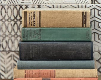 Large Oversized Vintage Book Bundles | Vintage Statement Books for Decor | Coffee Table Styling, Shelf Decor