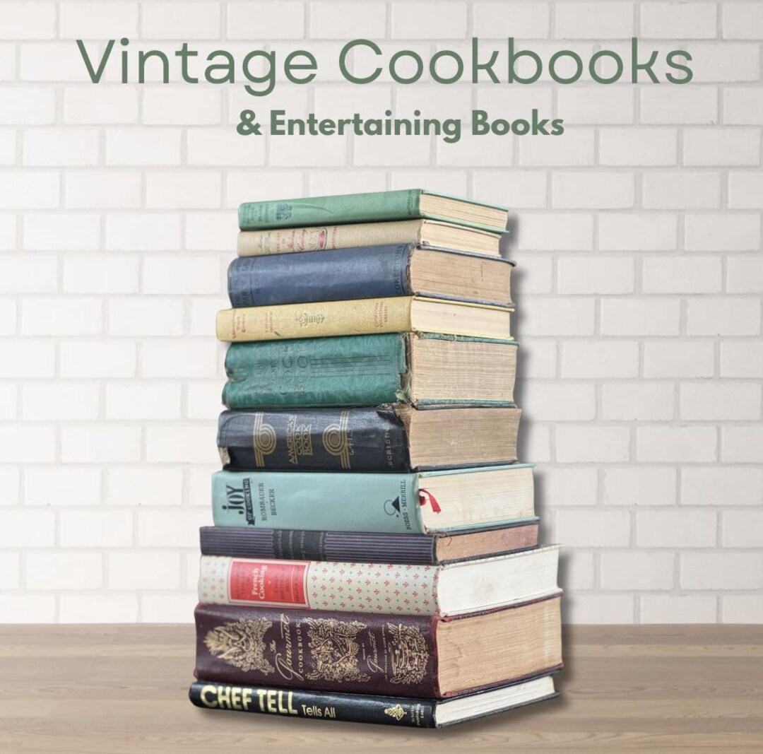 Vintage Cookbook Collection: Classic Culinary & Entertaining Guides - Etsy