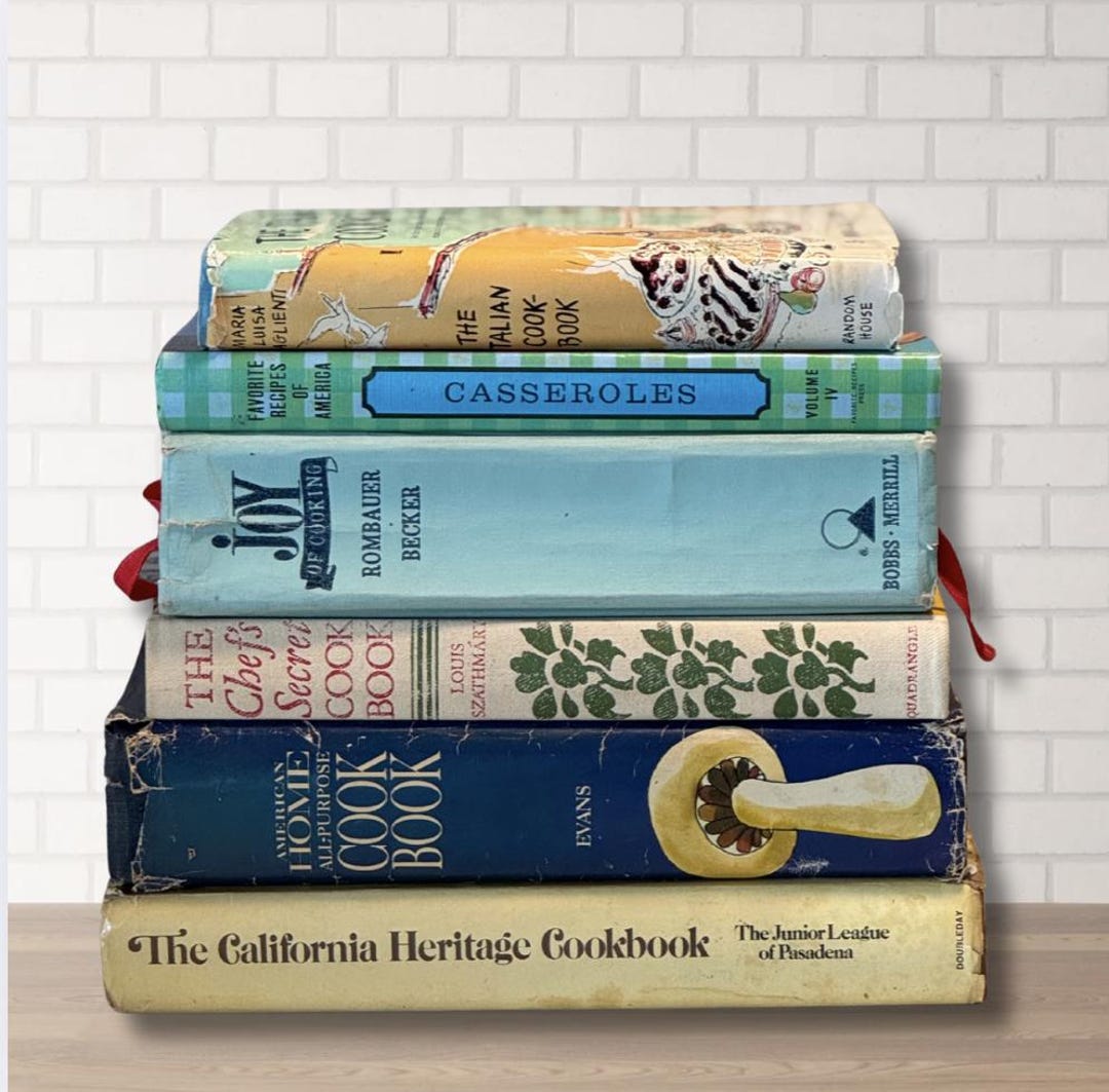 Vintage Cookbook Collection | Vintage Kitchenclassic Cook Book, Joy of ...