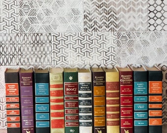Vintage Reader's Digest Books – Colorful Mid-Century Library Decor Bundle