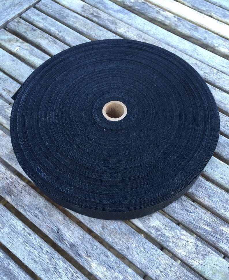 Black Cotton Twill Rug Binding Tape for Rug Finishing Sold Etsy