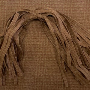 Teppichstreifen oder -muster - Honig kariert - 100% Wolle - Ungefähr 21 x 33 Zoll - Für Teppiche, Quilten, Penny Rugs