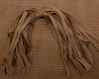 Honey Plaid Wool Rug Hooking Strips: Quilting & Penny Rugs (8x13 inches)