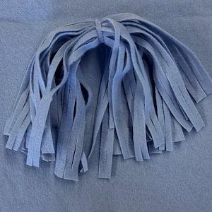 Rug Hooking Wool Strips or Swatch - Light Blue - 100% Wool 8 by 13&quot; - Rugs, Quilts, Penny Rugs -Three Widths to Choose From