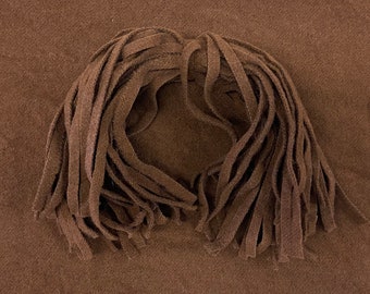 Milk Chocolate Wool Strips: Rug Hooking, Quilting (8x13 inches)