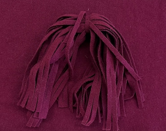 Cranberry Wool Strips: Rug Hooking, Quilting Supplies (8x13")