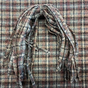 Rug Hooking Wool Strips or Swatch - Multi Plaid LIMITED EDITION - 100% Wool - 8 x 13 inches - Rug Hooking, Quilting, Penny Rugs
