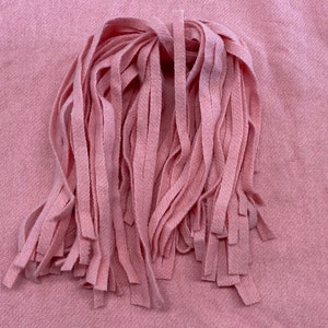 Rug Hooking Wool Strips or Swatch - Light Pink - Roughly 8 by 13 inches - For Rug Hooking, Quilting, Penny Rugs