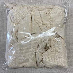 Monks Cloth Ends -  1 Pound Bag of 100% Cotton Monks Cloth for Rug Hooking, Punch Needle, Rug Making, Crafting, Home Decor
