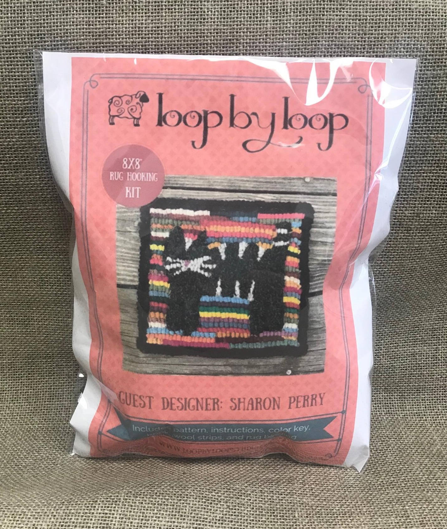 Rug Hooking Kit 100 Wool DIY Rug Hook Project Hit and Etsy