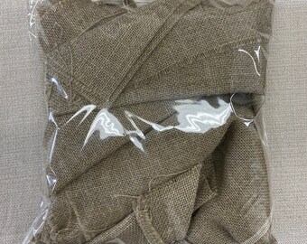 1lb Primitive Unbleached Linen Ends: Rug Hooking & Crafting
