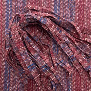 Rug Hooking Wool Strips or Swatch - Mixed Berry Ombre - 100% Wool - 8 by 13 inches - For Rug Hooking, Quilting, Penny Rugs