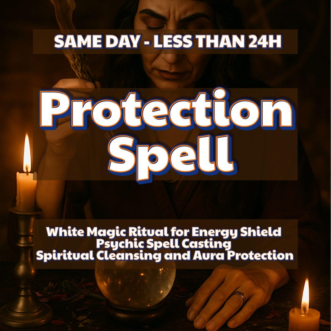 White Magic Protection Spell: Energy Shield and Aura Cleansing - Etsy