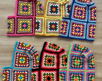 Crochet Granny Square Balaclava Pattern: Beginner-Friendly PDF