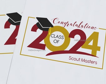 Graduation Favor Bags Congratulations Class of 2024 Personalized Favor Bags ,Candy Bags, Graduation Party Bags, Favor Bags