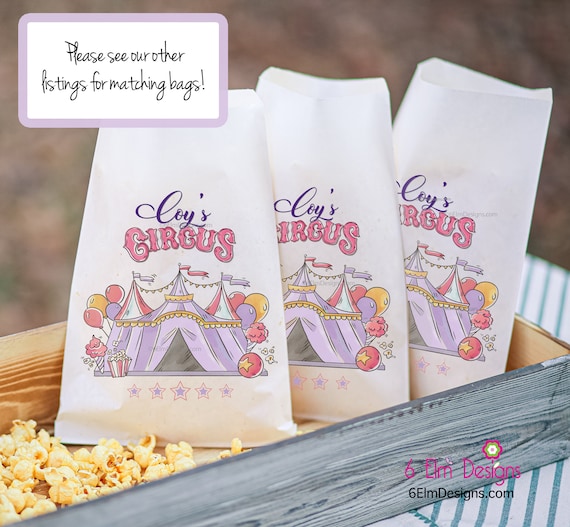 Buy Pink Pastel Circus Popcorn Favor Boxes Carnival Birthday Party Carnival  Popcorn Boxes Circus Popcorn Boxes Circus Theme Favors Online in India 