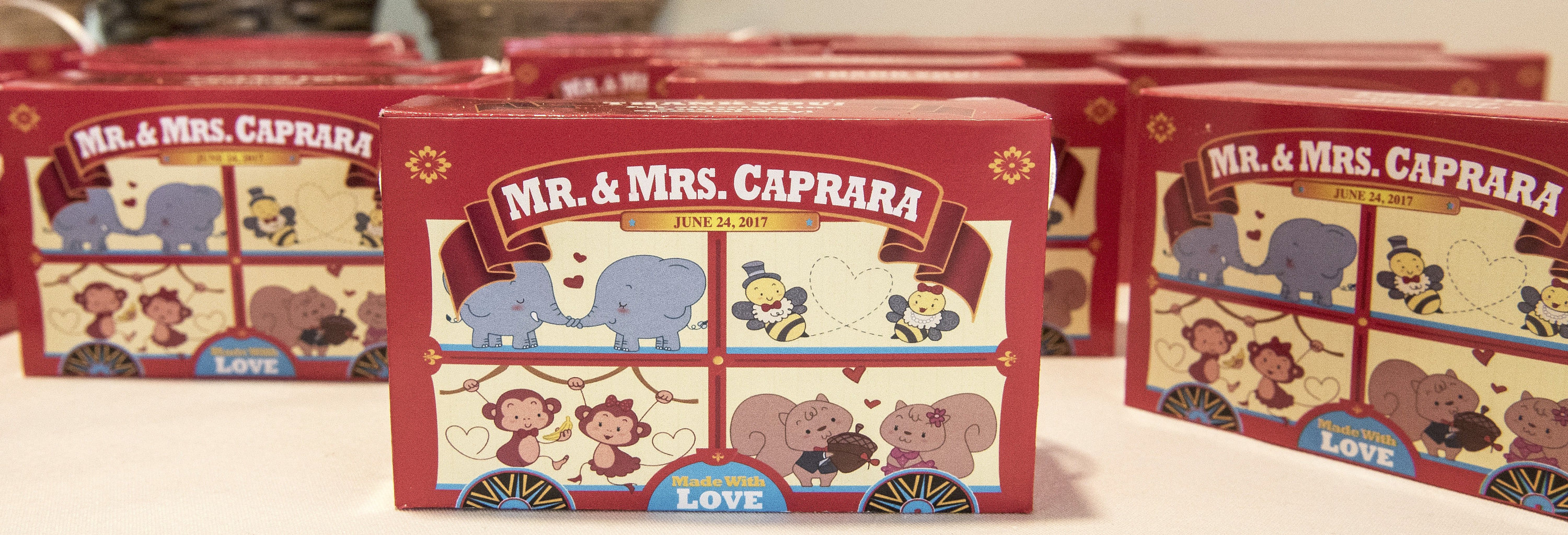 Personalized Animal Cracker Boxes Wedding Favors Party Etsy