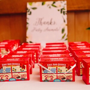 Personalized Animal Cracker Boxes Wedding Favors Party Favors Zoo Wedding Circus Wedding Zoo Party Circus Themed Party image 6
