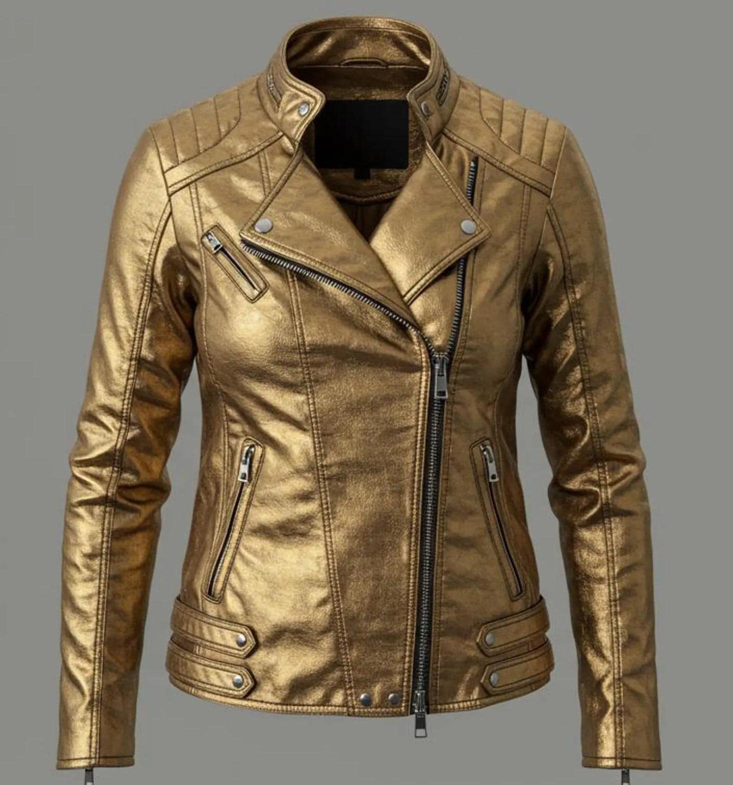 Gold Leather Jacket Canada
