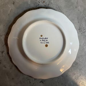 Sur La Table Raffaellesco Salad Plates Set of 3 – Hand Painted Italian Ceramic 8.5" image 5