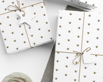 Papel de regalo con temática de abejas, Papel de regalo para apicultores, Papel de regalo con temática de abejas, Papel de regalo para amantes de las abejas