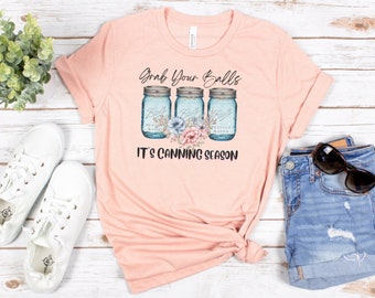 Chemise bocal en conserve, T-shirt drôle de conserve, T-shirt de ferme, cadeau de fête des mères, amateur de conserves, cadeau de mise en conserve, t-shirt de fermier, cadeau de fête des mères