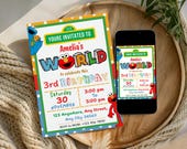 Elmo Birthday Invitation | Editable Kids Cartoon Invite Template | Sesame Street Theme Party | Digital Download
