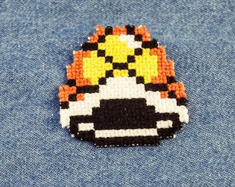 Super Mario World Yellow Shell Iron On Patch