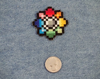 Pokemon Rainbow Badge Iron On Patch