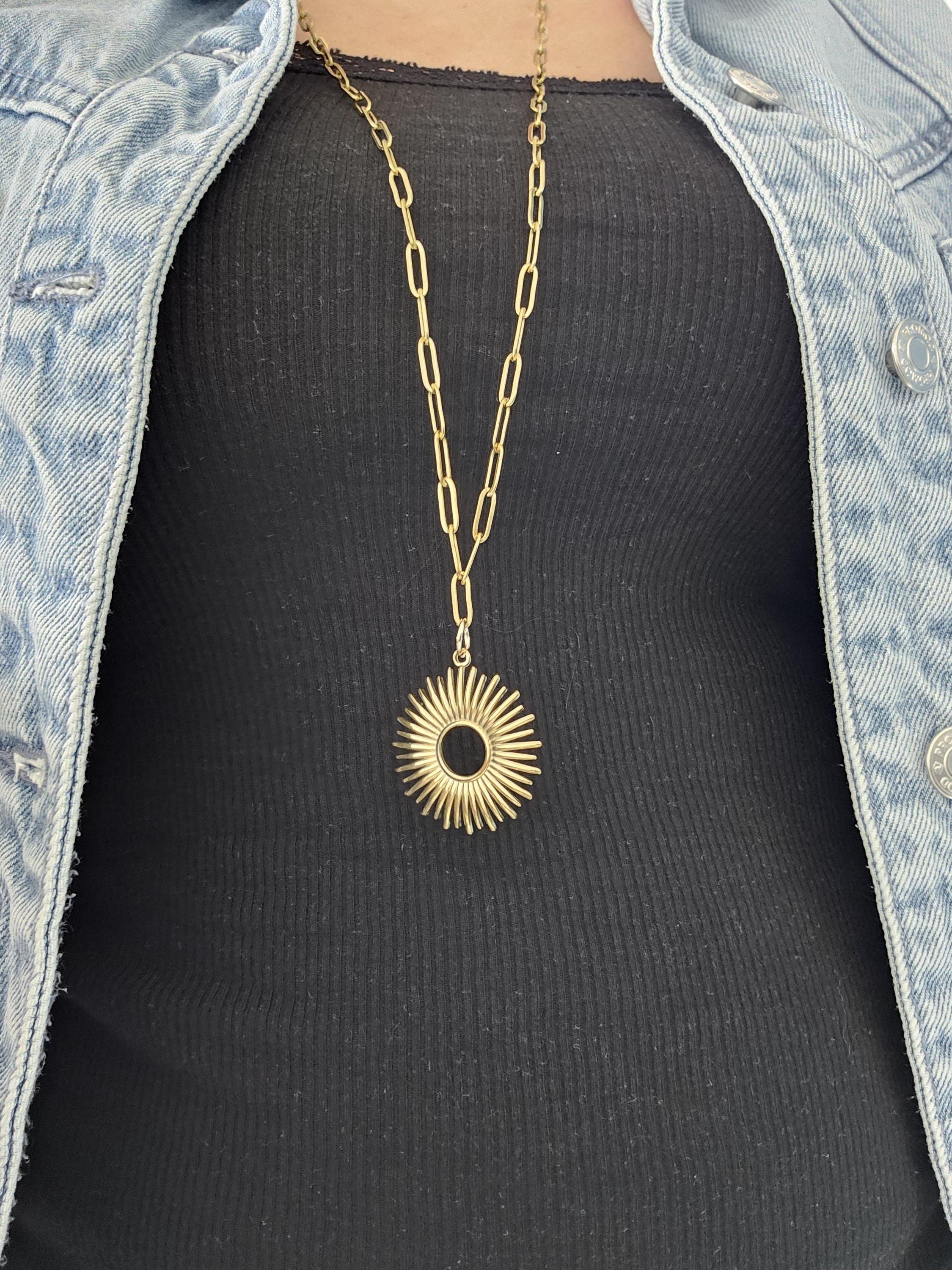 Girocollo rigido collana con pendente farfalla fatto a mano all'unc