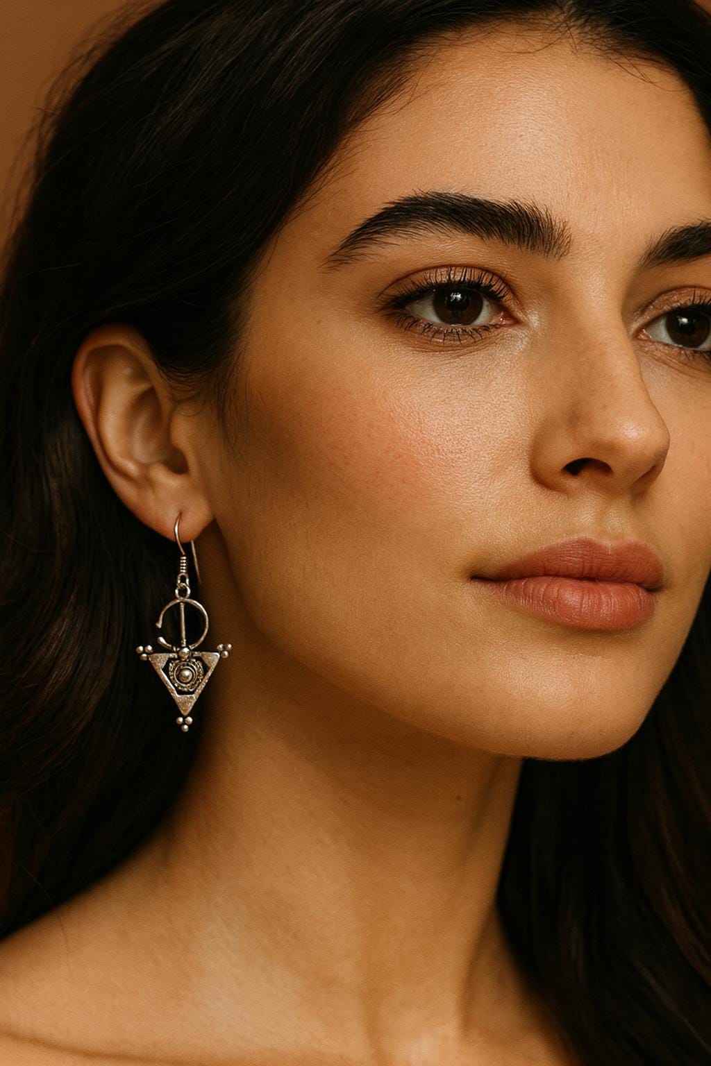 Boucles D'oreilles Fibule Berbère En Argent - Artisanat Amazigh (Berbère) - Neuf Avec étiquettes