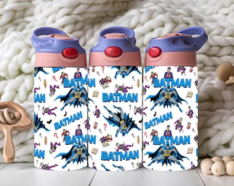 Dark Knight Held 12oz Becherfolie PNG | Comic-Bösewicht-Kinderbecher-Sublimationsdesign | Digitaler Download