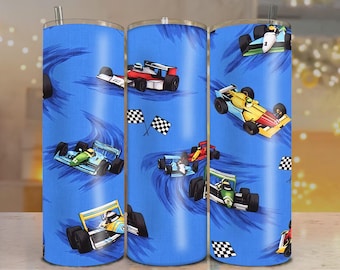 Vinilo decorativo para vaso de coche deportivo retro de los 90: Diseño de sublimación neón (PNG)