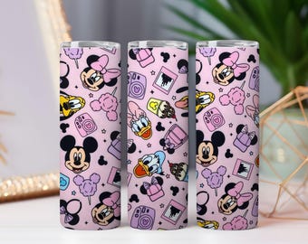 Envoltorio para vaso de ratón de dibujos animados: Diseño de lunares (descarga digital PNG)