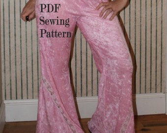 Yoga Pants Sewing Pattern Printable Women's Pattern PDF Instant Download