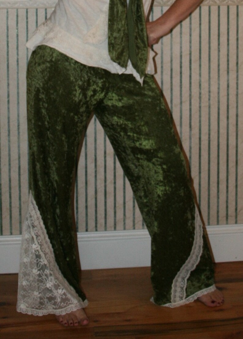 Bell Bottom Yoga Pants Women's Printable Pattern PDF Sewing Pattern