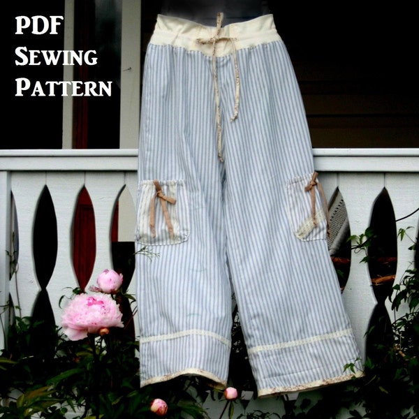 Pajama Pants Pattern Etsy
