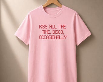 Camiseta de algodón de Harry Styles con estampado disco, camiseta unisex de verano con cuello redondo, regalo para los fans de Harry Styles.