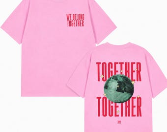 Vintage unisex Harry Styles We Belong Together T-shirt – oversized katoenen T-shirt met graphic print