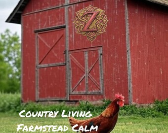 Zen Color Escape Country Living Vol. 1 – Farmstead Calm Adult Digital Printable 80 Unique Designs