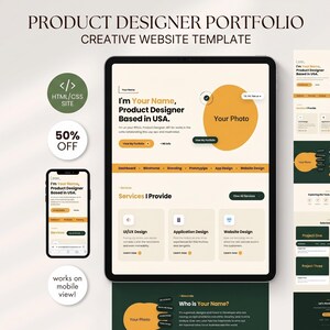 Minimalist Personal Portfolio Website Template | HTML CSS Javascript Resume | Digital Portfolio | Dark Mode Web Template